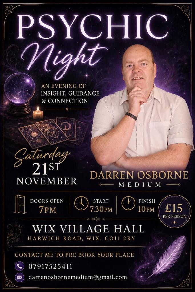 Psychic Night event poster